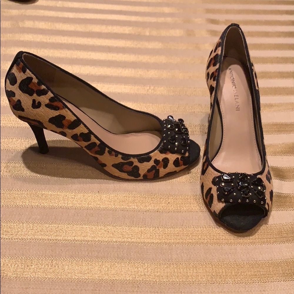 Leopard print shoe
